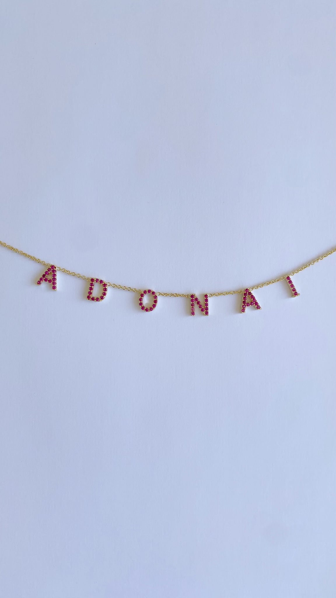 Collier « Adonai » Seigneur